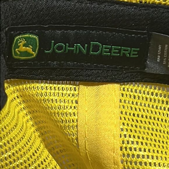 🔥🔥 JOHN DEERE Snapback Hat “NEW” - Black/Yellow 🔥🔥 - Picture 7 of 8